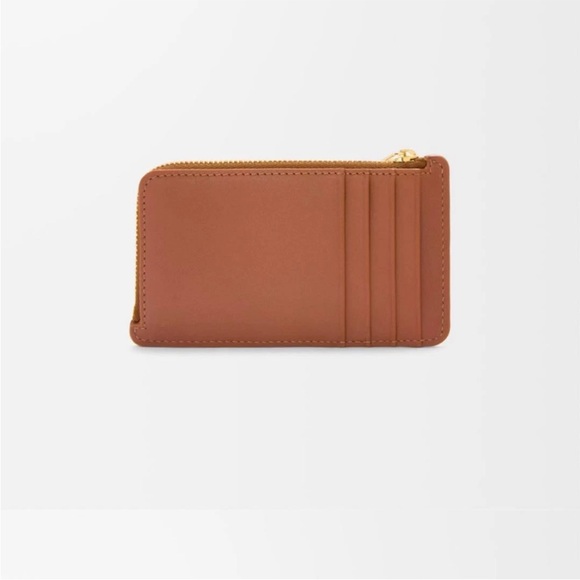 Loewe Tan Leather Zip Card Holder - Picture 2 of 9